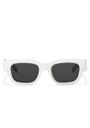 Palm Angels Eyewear Posey rectangular-frame sunglasses - White