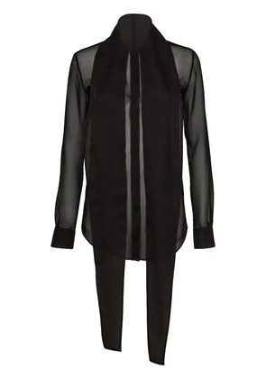 DSQUARED2 scarf-embellished blouse - Black