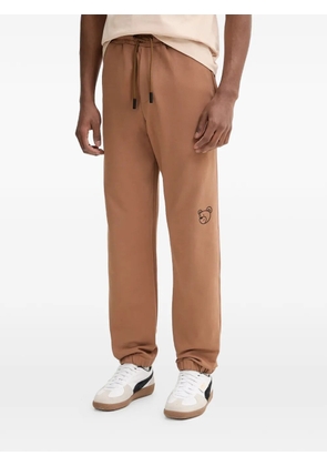 INBETWEENERS bear-motif drawstring trousers - Brown