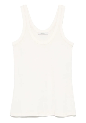 LEMAIRE cotton tank top - Neutrals