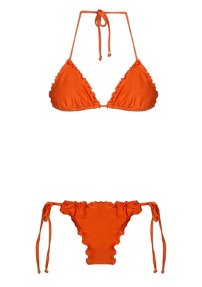 Amir Slama triangle top bikini set - Orange