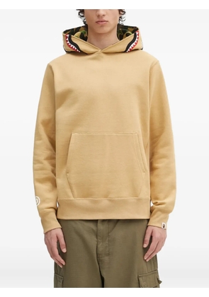 A BATHING APE® shark-motif hoodie - Neutrals