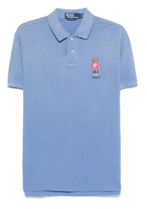 Polo Ralph Lauren Polo Bear-patch polo shirt - Blue