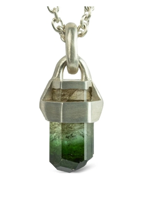Parts of Four sterling silver Talisman elbaite necklace
