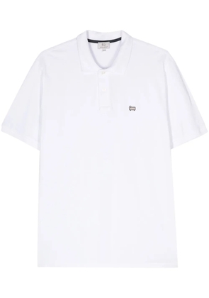 Woolrich appliqué-logo polo shirt - White