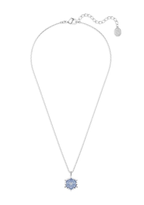 Swarovski Magic snowflake crystal necklace - Blue