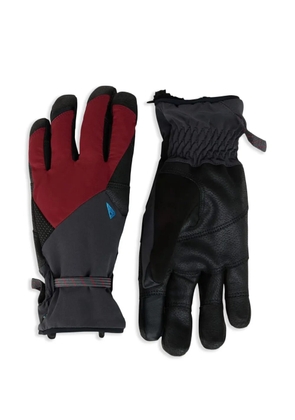 Klättermusen embroidered-logo performance gloves - Black