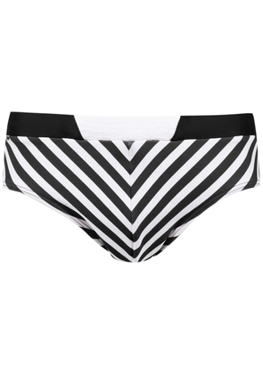 Amir Slama striped swim briefs - Black