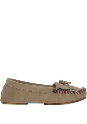 Paris Texas Indiana suede loafers - Neutrals