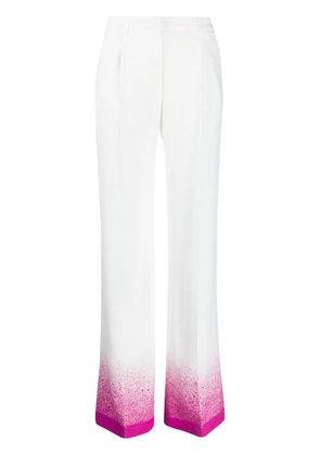 Off-White splatter-effect palazzo pants