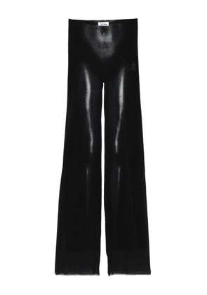 Jean Paul Gaultier body-print straight trousers - Black