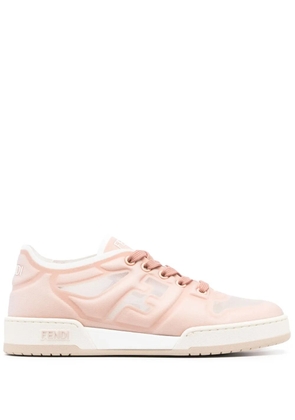 FENDI logo embossed sneakers - Pink
