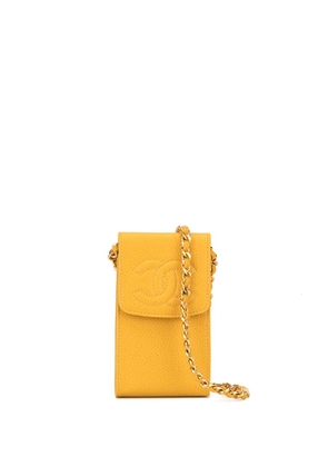 CHANEL Pre-Owned 1997 chain shoulder bag - Yellow