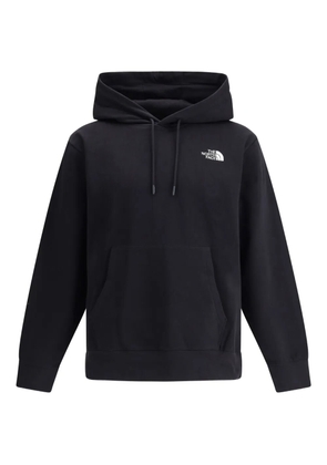 The North Face embroidered-logo hoodie - Black