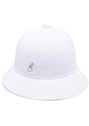 Kangol embroidered-logo bucket hat - White