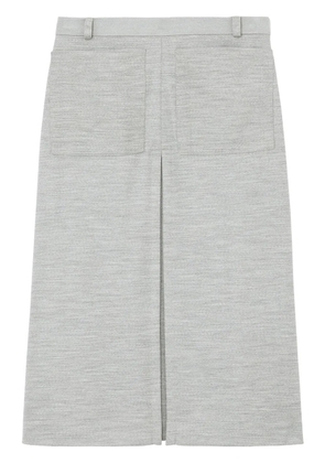 Burberry box pleat skirt - Grey