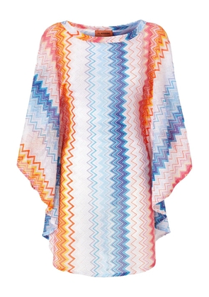 Missoni zigzag mini dress - White