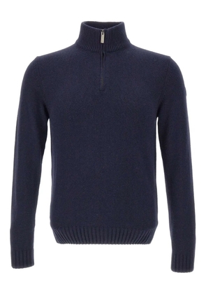 Colmar half-zip ribbed sweater - Blue