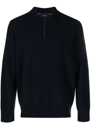 Vince zip-up cashmere jumper - Blue