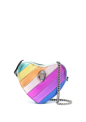 Kurt Geiger London Kensington Heart leather crossbody bag - Blue