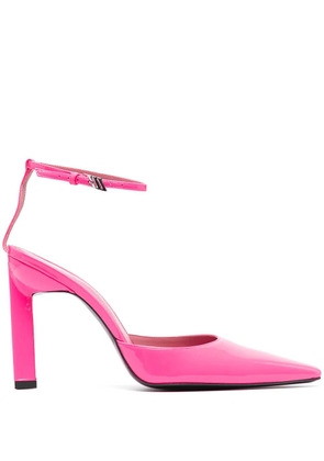 The Attico Amber ankle-strap pumps - Pink