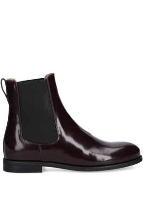 BOSS pull-tab Chelsea boots - Brown