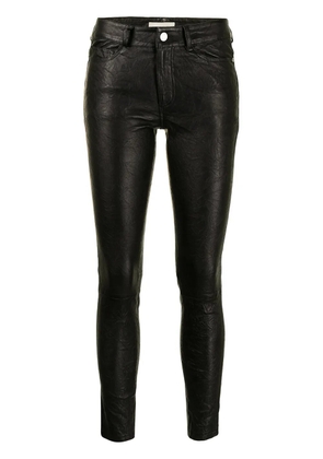 Zadig&Voltaire skinn lambskin trousers - Black