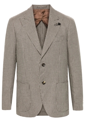 Lardini houndstooth blazer - Neutrals
