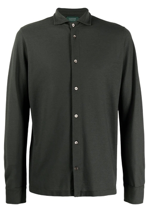 Zanone straight-fit shirt - Green