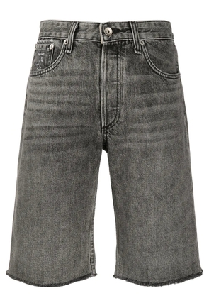 rag & bone boyfriend denim shorts - Black