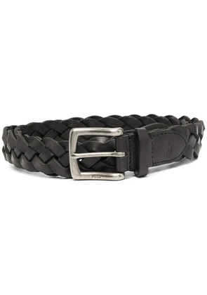 Polo Ralph Lauren braided leather belt - Black