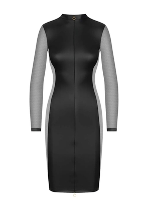 Maison Close Chambre Noire long-sleeved dress - Black