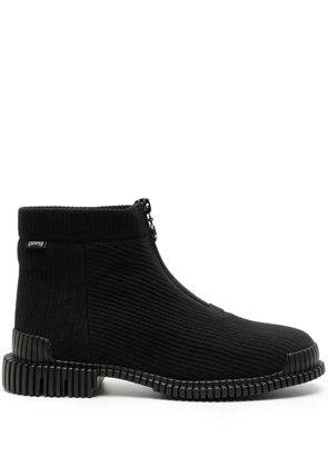 Camper Pix ribbed-texture ankle-lenght boots - Black