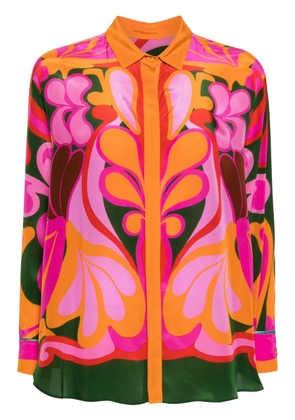 Borgo De Nor Nova geometric-print shirt - Pink