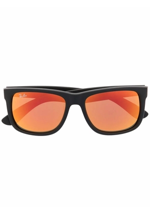 Ray-Ban Justin mirrored-lens sunglasses - Black