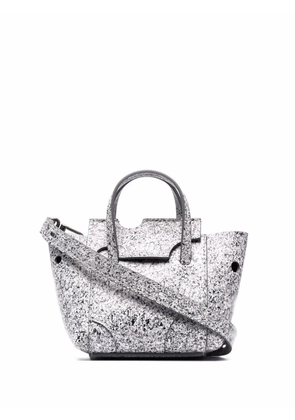 Off-White Burrow-16 marbled tote bag