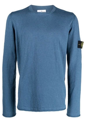 Stone Island Compass patch sweatshirt - Blue