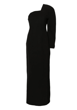 Jacquemus La Robe Pablo one-shoulder maxi dress - Black