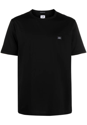 C.P. Company logo-patch cotton T-shirt - Black
