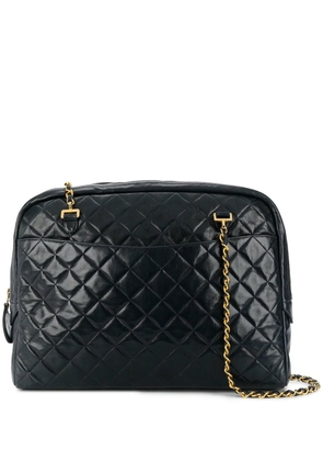 CHANEL Pre-Owned 2004 diamond-quilted shoulder bag - Blue