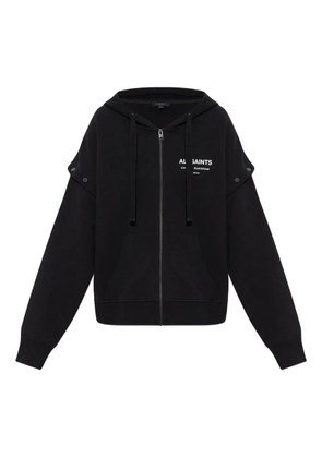 AllSaints Omnium Amphia zip-up hoodie - Black
