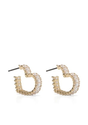 Swarovski Matrix heart-shaped earrings - Gold