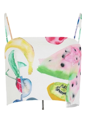 Rosie Assoulin fruits-print tank top - White