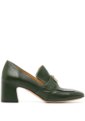 Madison.Maison Lock 55mm leather pumps - Green