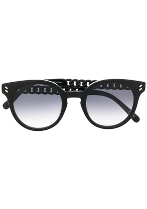 Stella McCartney Eyewear chain-detail sunglasses - Black