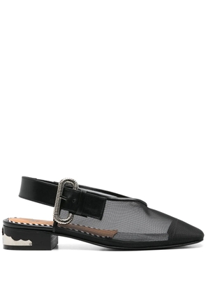 Toga Pulla mesh pumps - Black