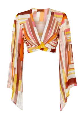 Missoni printed top - Orange
