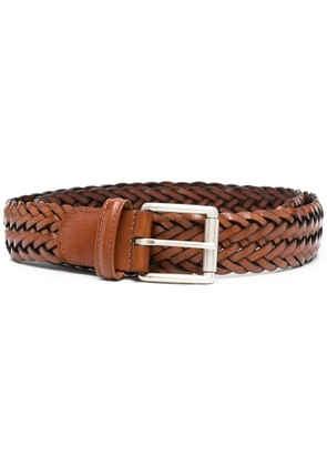Anderson's woven buckle belt - Brown