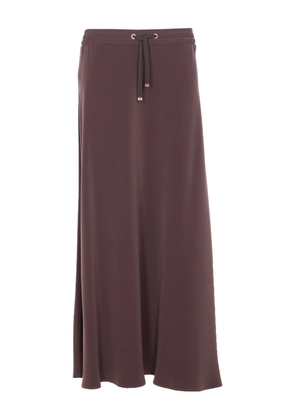 Herno elasticated-waist drawstring skirt - Brown