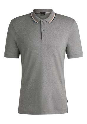 BOSS cotton polo shirt - Grey